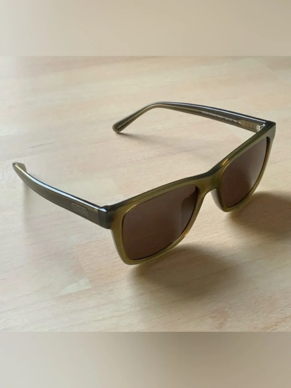 Coach HC8359U CD455 Military Green 520382 Men’s Square Sunglasses w/ Case